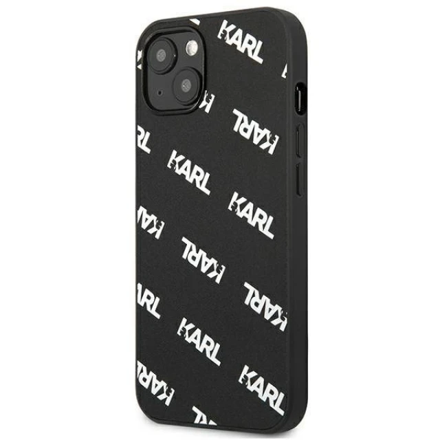 Чохол Karl Lagerfeld Allover для iPhone 13 Black (KLHCP13MPULMBK3)