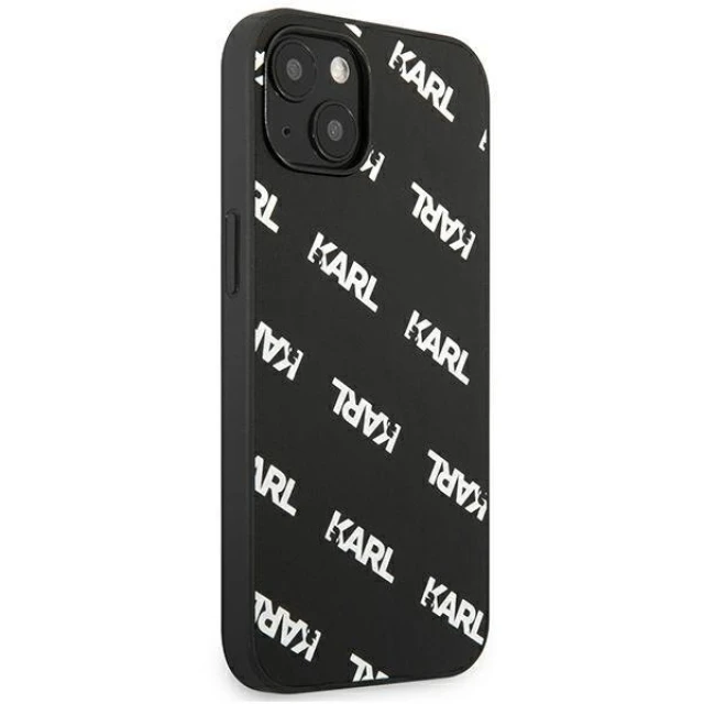 Чохол Karl Lagerfeld Allover для iPhone 13 Black (KLHCP13MPULMBK3)