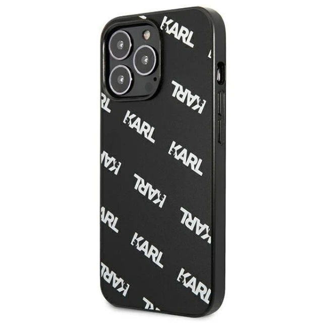 Чохол Karl Lagerfeld Allover для iPhone 13 | 13 Pro Black (KLHCP13LPULMBK3)
