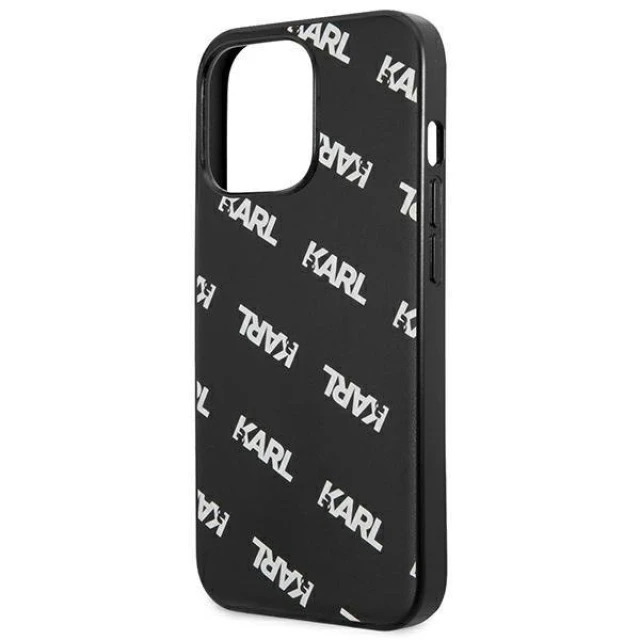 Чохол Karl Lagerfeld Allover для iPhone 13 | 13 Pro Black (KLHCP13LPULMBK3)