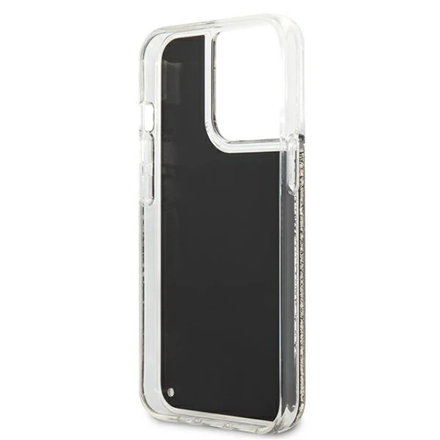 Чохол Karl Lagerfeld Liquid Glitter Gatsby для iPhone 13 | 13 Pro Black (KLHCP13LLGGKBK)