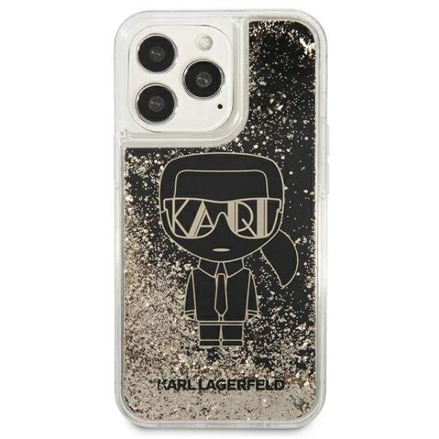 Чохол Karl Lagerfeld Liquid Glitter Gatsby для iPhone 13 Pro Max Black (KLHCP13XLGGKBK)