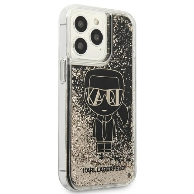 Чохол Karl Lagerfeld Liquid Glitter Gatsby для iPhone 13 Pro Max Black (KLHCP13XLGGKBK)