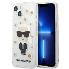 Чохол Karl Lagerfeld Iconik Karl для iPhone 13 mini Clear (KLHCP13SHFLT)