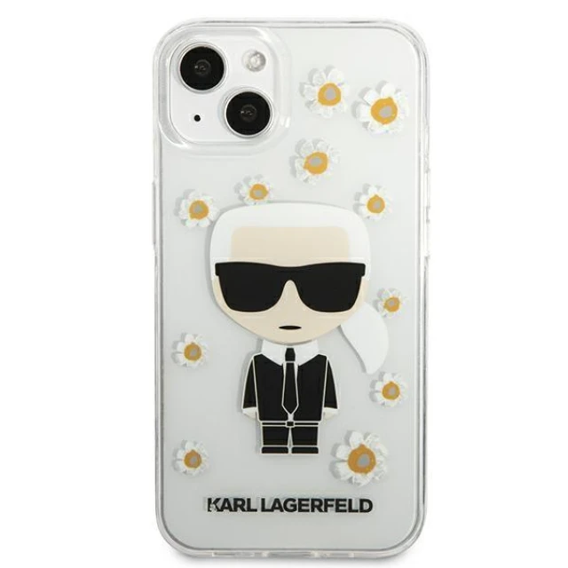 Чохол Karl Lagerfeld Iconik Karl для iPhone 13 mini Clear (KLHCP13SHFLT)