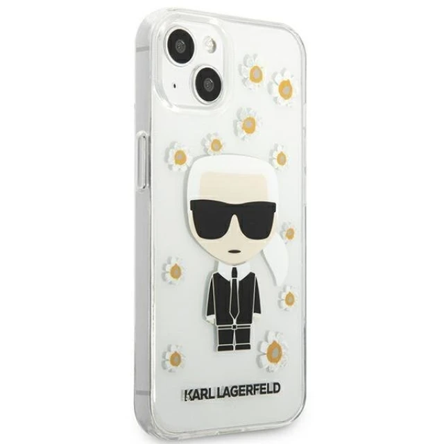 Чохол Karl Lagerfeld Iconik Karl для iPhone 13 mini Clear (KLHCP13SHFLT)