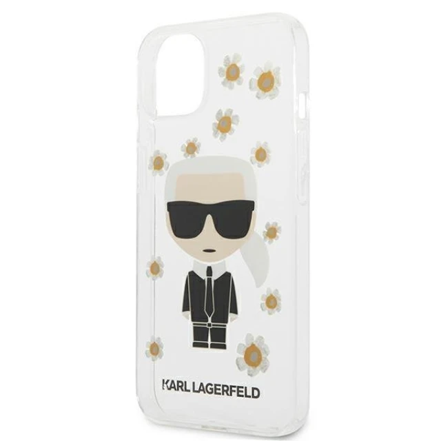 Чохол Karl Lagerfeld Iconik Karl для iPhone 13 mini Clear (KLHCP13SHFLT)