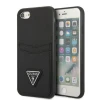 Чохол Guess Saffiano Triangle Logo Cardslot для iPhone SE 2022/SE 2020 | 8 | 7 Black (GUHCI8PSATPK)