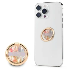Кільце-тримач для смартфона Guess Flower Purple (GURSHCHMAU)