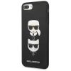 Чохол Karl Lagerfeld Saffiano Karl & Choupette Head для iPhone 7 | 8 Plus Black (KLHCI8LSAKICKCBK)