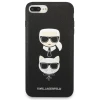 Чохол Karl Lagerfeld Saffiano Karl & Choupette Head для iPhone 7 | 8 Plus Black (KLHCI8LSAKICKCBK)