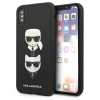 Чохол Karl Lagerfeld Saffiano Karl & Choupette Head для iPhone 11 Pro Black (KLHCI65SAKICKCBK)