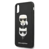 Чохол Karl Lagerfeld Saffiano Karl & Choupette Head для iPhone 11 Pro Black (KLHCI65SAKICKCBK)