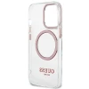 Чехол Guess Metal Outline для iPhone 13 Pro Pink (GUHMP13LHTRMP)
