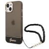 Чохол Guess Translucent Pearl Strap для iPhone 14 | 13 Black (GUHCP14SHGCOHK)