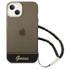 Чохол Guess Translucent Pearl Strap для iPhone 14 | 13 Black (GUHCP14SHGCOHK)