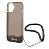 Чохол Guess Translucent Pearl Strap для iPhone 14 Plus Black (GUHCP14MHGCOHK)
