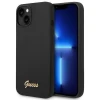 Чохол Guess Silicone Vintage Gold Logo для iPhone 14 Plus Black (GUHCP14MSLSMK)