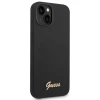 Чохол Guess Silicone Vintage Gold Logo для iPhone 14 Plus Black (GUHCP14MSLSMK)