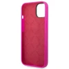 Чохол Guess Silicone Vintage Gold Logo для iPhone 14 | 13 Fuschia (GUHCP14SSLSMF)