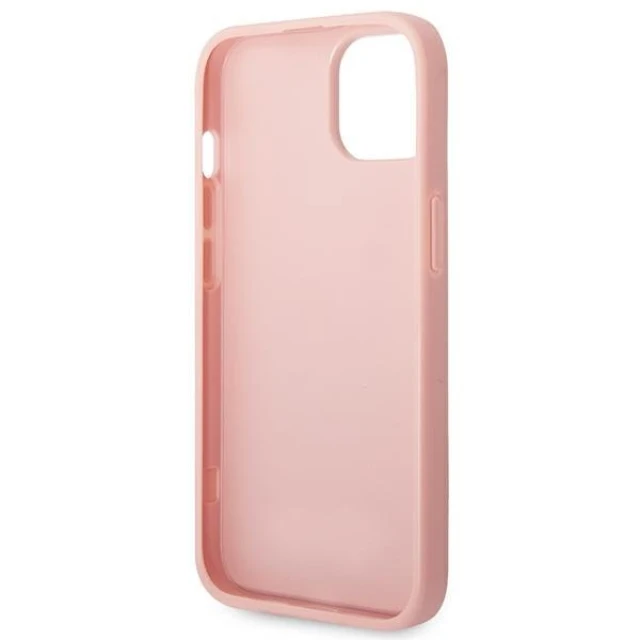 Чохол Guess Glitter Script для iPhone 14 Plus Pink (GUHCP14MHGGSHP)