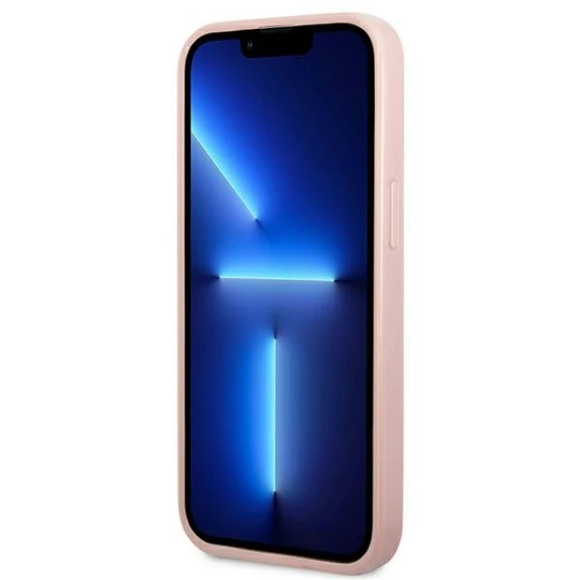 Чехол Guess Glitter Script для iPhone 14 Pro Max Pink (GUHCP14XHGGSHP)