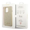Чохол Guess Glitter Script для iPhone 14 Pro Gold (GUHCP14LHGGSHD)