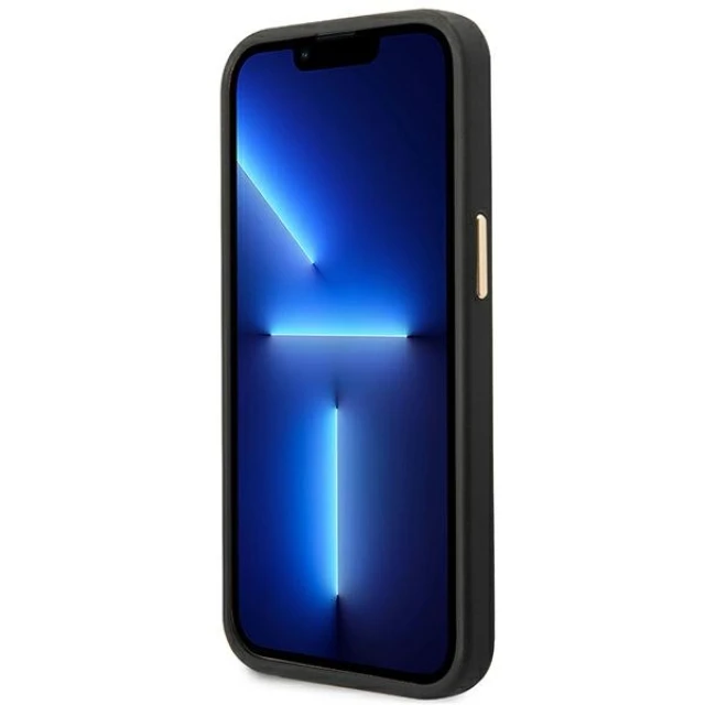 Чохол Guess 4G Vintage Gold Logo для iPhone 14 Plus Black (GUHCP14MHG4SHK)