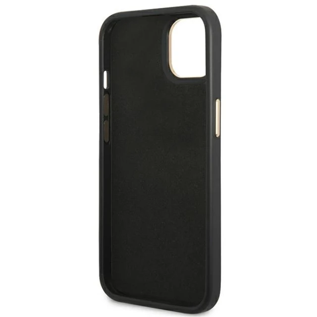 Чохол Guess 4G Vintage Gold Logo для iPhone 14 Plus Black (GUHCP14MHG4SHK)