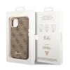 Чохол Guess 4G Vintage Gold Logo для iPhone 14 Plus Brown (GUHCP14MHG4SHW)
