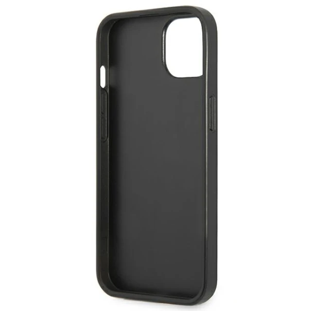 Чохол Guess Saffiano Triangle Logo для iPhone 14 Plus Black (GUHCP14MPSATLK)