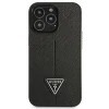 Чохол Guess Saffiano Triangle Logo для iPhone 14 Pro Black (GUHCP14LPSATLK)