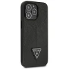 Чохол Guess Saffiano Triangle Logo для iPhone 14 Pro Black (GUHCP14LPSATLK)