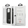 Чохол Guess Saffiano Triangle Logo для iPhone 14 Pro Black (GUHCP14LPSATLK)