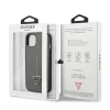 Чохол Guess Saffiano Triangle Logo для iPhone 14 Plus Silver (GUHCP14MPSATLG)