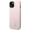 Чохол Guess Silicone Triangle для iPhone 14 Plus Purple (GUHCP14MSLTGU)