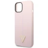 Чохол Guess Silicone Triangle для iPhone 14 Plus Purple (GUHCP14MSLTGU)