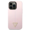 Чехол Guess Silicone Triangle для iPhone 14 Pro Purple (GUHCP14LSLTGU)