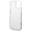 Чохол Guess Flower Liquid Glitter для iPhone 14 Plus Blue (GUHCP14MLFLSB)