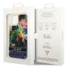 Чохол Guess Flower Liquid Glitter для iPhone 14 Plus Blue (GUHCP14MLFLSB)
