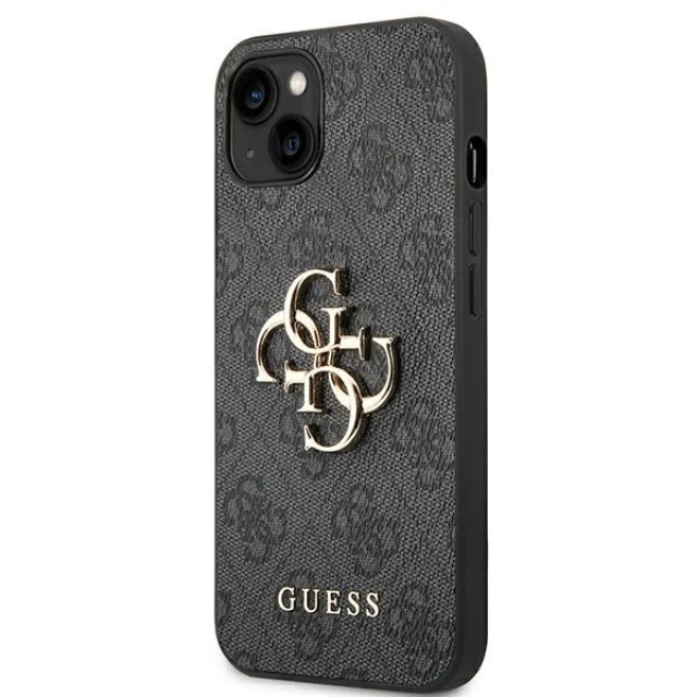 Чохол Guess 4G Big Metal Logo для iPhone 14 | 13 Gray (GUHCP14S4GMGGR)