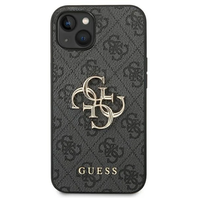 Чохол Guess 4G Big Metal Logo для iPhone 14 | 13 Gray (GUHCP14S4GMGGR)