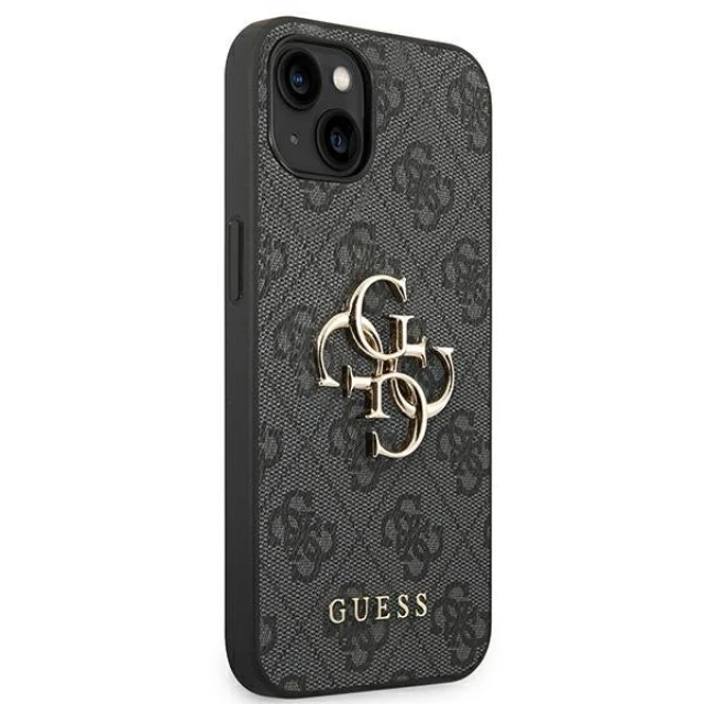 Чохол Guess 4G Big Metal Logo для iPhone 14 | 13 Gray (GUHCP14S4GMGGR)