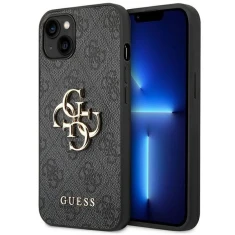 Чохол Guess 4G Big Metal Logo для iPhone 14 Plus Gray (GUHCP14M4GMGGR)