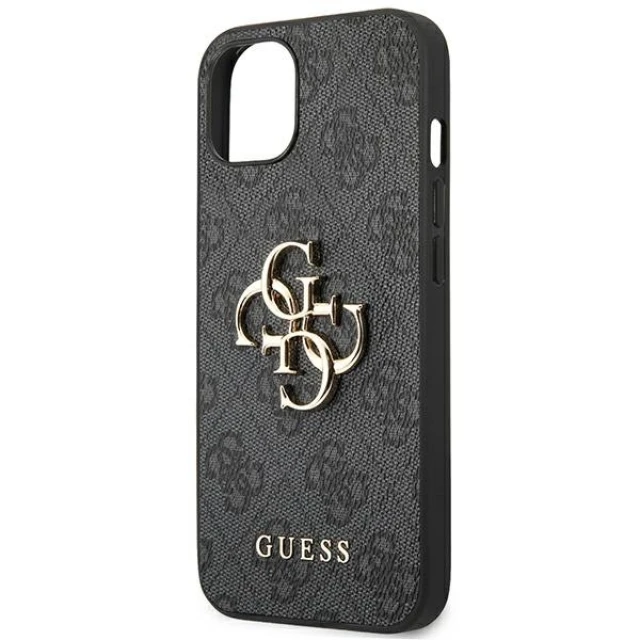 Чохол Guess 4G Big Metal Logo для iPhone 14 Plus Gray (GUHCP14M4GMGGR)