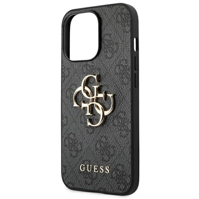 Чохол Guess 4G Big Metal Logo для iPhone 14 Pro Gray (GUHCP14L4GMGGR)