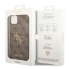 Чохол Guess 4G Big Metal Logo для iPhone 14 | 13 Brown (GUHCP14S4GMGBR)