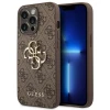 Чехол Guess 4G Big Metal Logo для iPhone 14 Pro Max Brown (GUHCP14X4GMGBR)