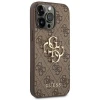 Чехол Guess 4G Big Metal Logo для iPhone 14 Pro Max Brown (GUHCP14X4GMGBR)