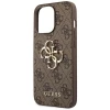 Чехол Guess 4G Big Metal Logo для iPhone 14 Pro Max Brown (GUHCP14X4GMGBR)